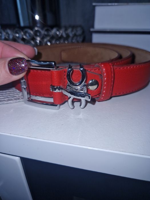 Celine естествена кожа колан.Нов