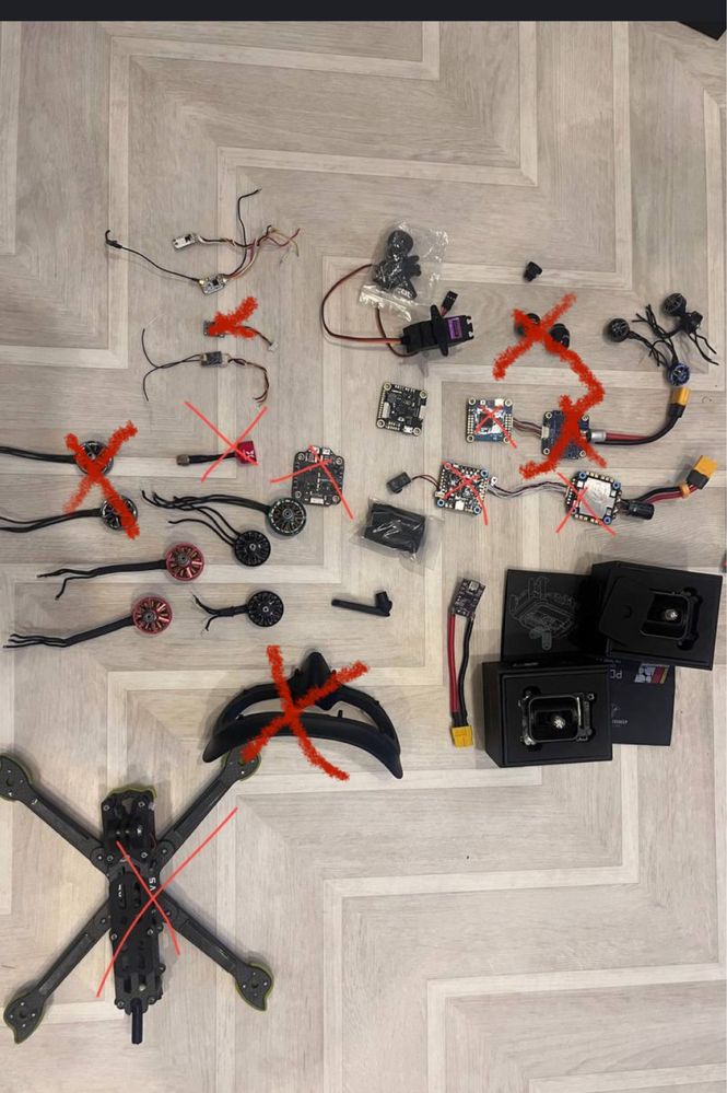 Fpv комплектующие / fpv дрон
