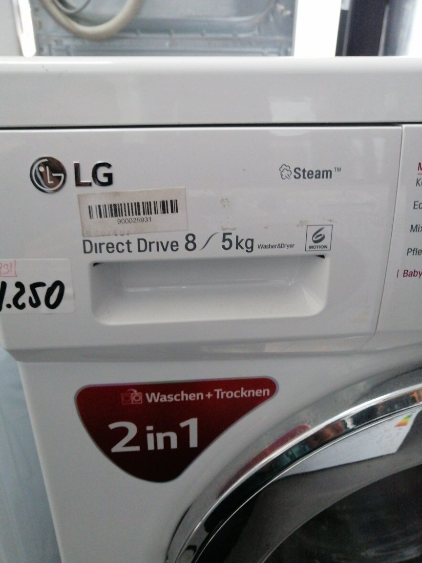 Masina de spalat cu uscator LG