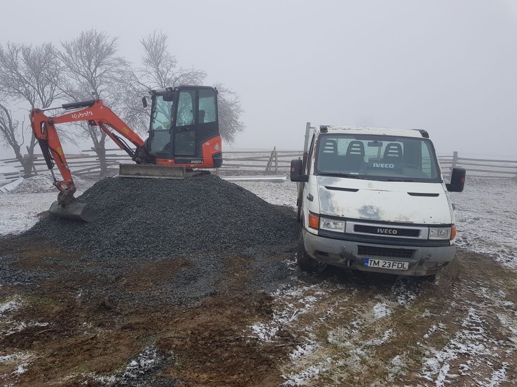 Inchiriez mini excavator kubota  2.7 T
