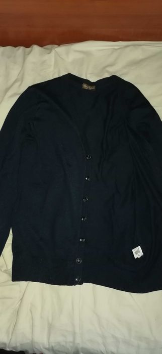 Cardigan bleumarin barbati marimea M (made in Italy)