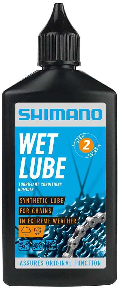Велосипедная смазка для цепи Shimano Multipurpose Wet Lube 100 мл.