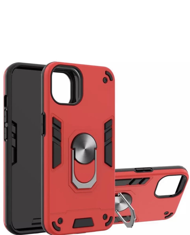 Iphone 13/PRO/MAX Husa TPU 0.5mm Defence Case Inel Bulina Metalica