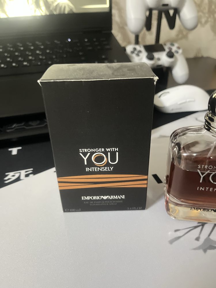 Armani stronger with you intensly