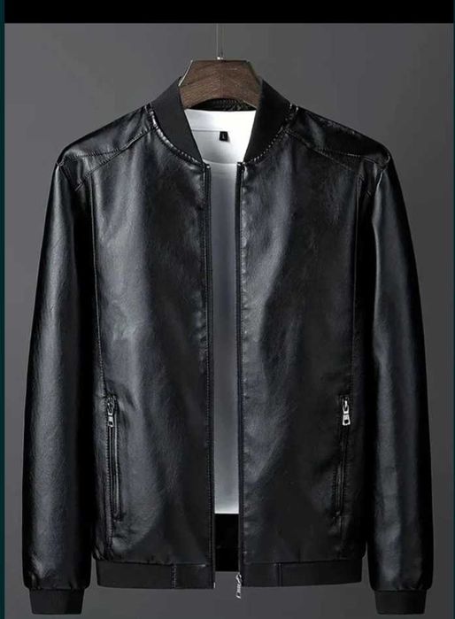 Куртка кожаная новая