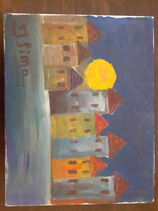 Tablouri inramate pictate manual in ulei