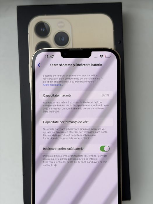 Iphone 13 Pro Max Gold, 128GB, stare foarte buna, perfect functional