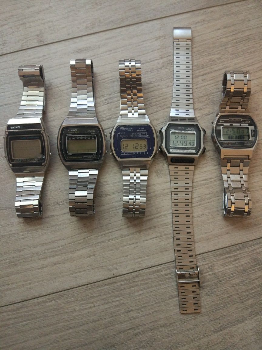 Seiko.Orient.Citizen.Casio.LCD.vintage.colectie