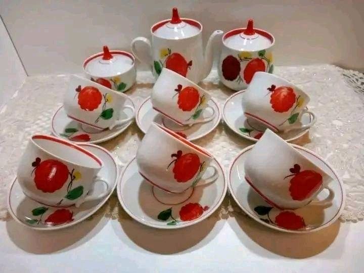 Руски порцелан. Сервиз за чай.