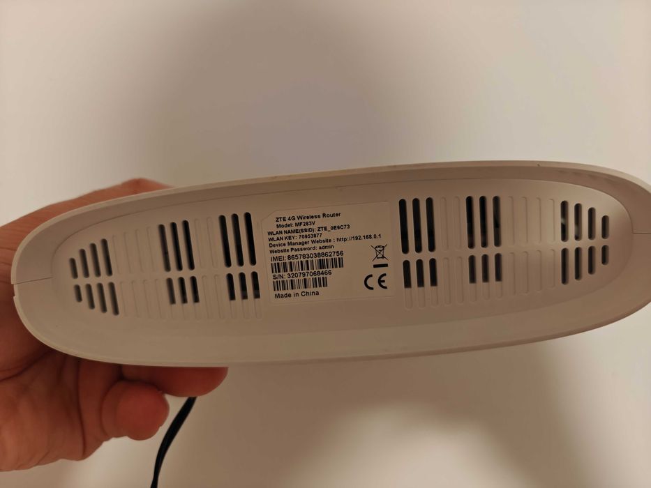 Router wifi Zte MF283v 4G merge pe toate rețelele mobile
