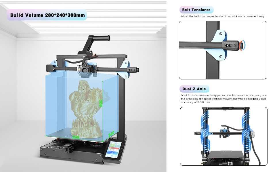 Imprimanta 3D SOVOL SV 01 Pro 280 x 240 x 300