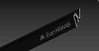 Теневой алюминиевый профиль Eurokraab Еврокрааб 2м, Slott 40, Slott 80