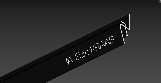 Теневой алюминиевый профиль Eurokraab Еврокрааб 2м, Slott 40, Slott 80