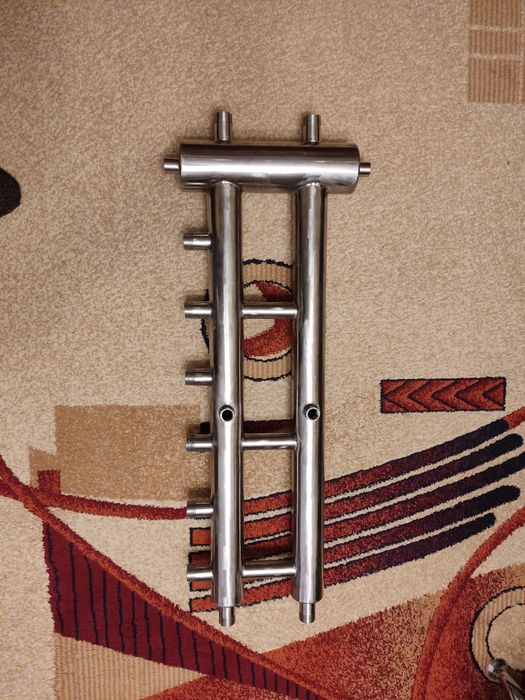 Гидрострелка с распределительным коллектором  на 60 кВт  3+1 контура