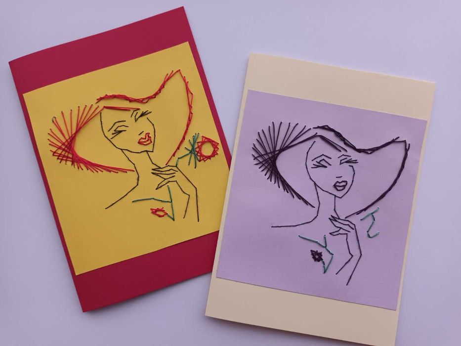 НОВИ шити картички ръчна изработка, 8лв за брой, Спиди/лично предаване