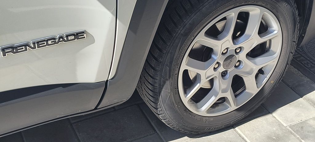 Jante Jeep  Originale de pe mașină R17 + cauciucuri M+S puțin uzate