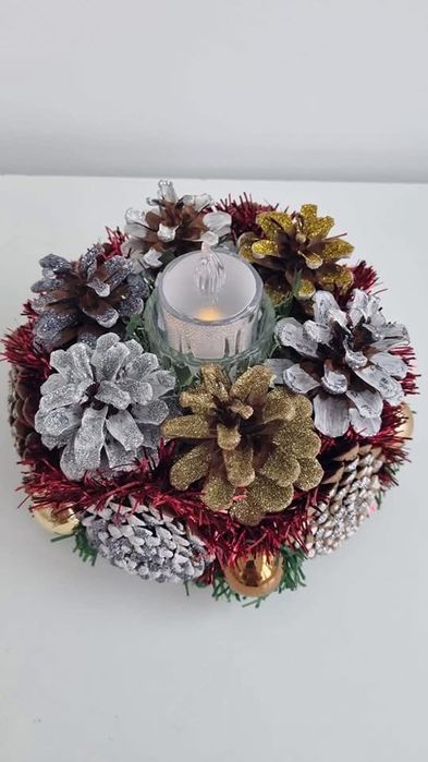 Ornament de craciun tip lumanare