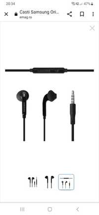 Casti stereo Samsung jack 3.5 mm