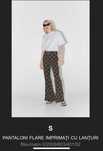 Pantaloni flare Zara, mărimea S, purtați o singură dată