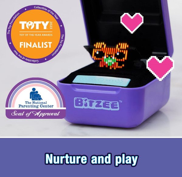 Интерактивна играчка Bitzee, дигитален любимец, 15 вирт. животни