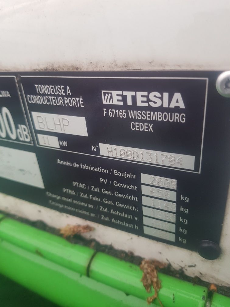 etesia 25 an 2009 diesel