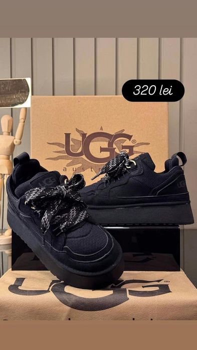 Adidași Ugg , bej/negru