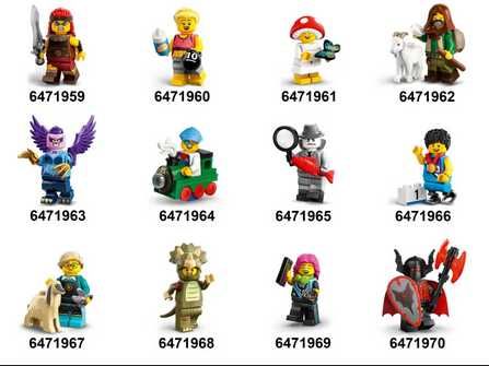 Minifigurine LEGO CMF Seria 25 71045 - Citiți Descrierea