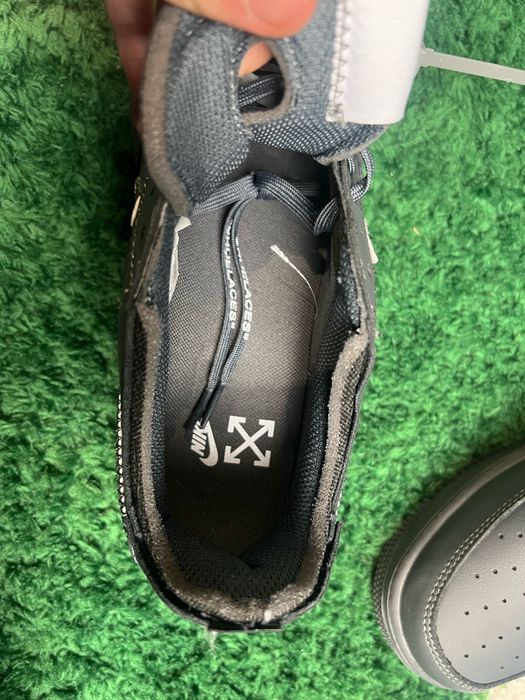 Nike Air Force 1 love OFF WHITE grey noi cu cutie 43