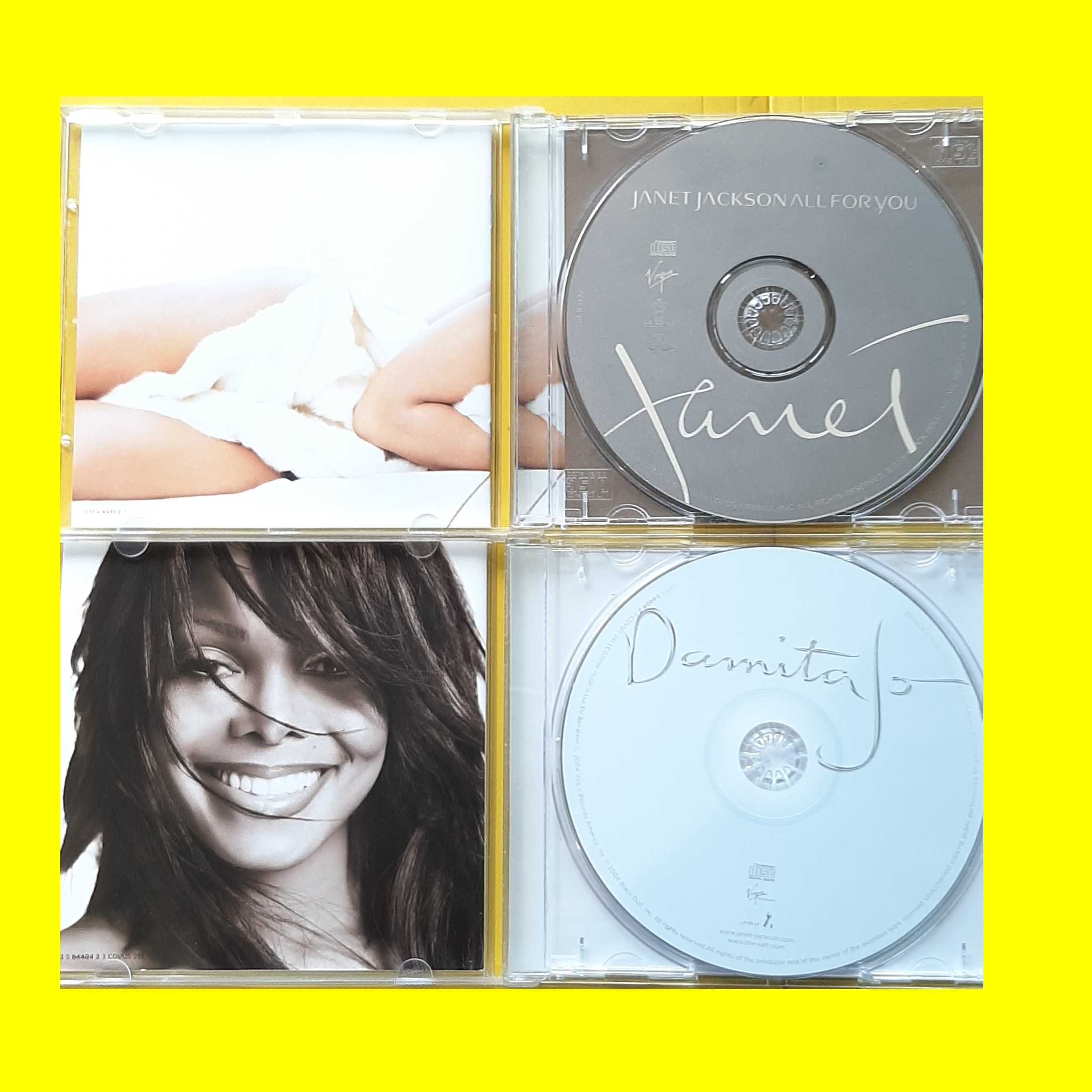 4 Cd-uri muzica originale JANET JACKSON, ANASTACIA