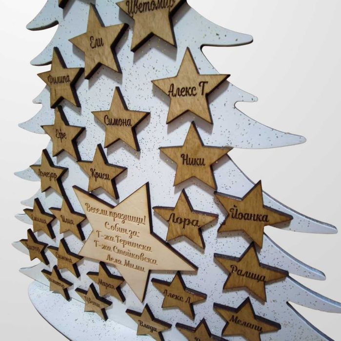 Звездна елха подарък за учители