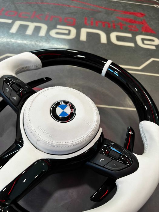 Volan M BMW PIANO BLACK / Vibratii / Incalzire / DISTRONIC! SERIA F/E
