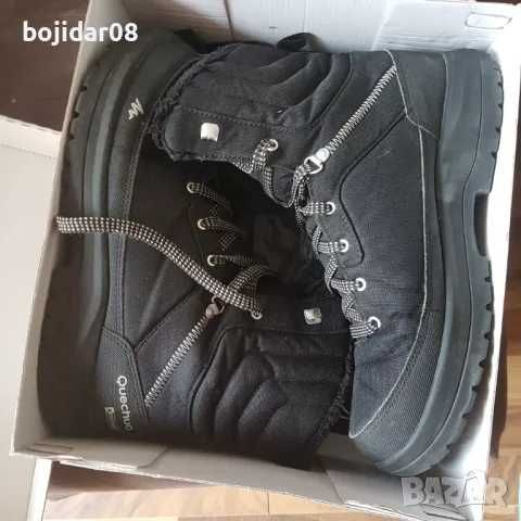 Зимни високи обувки Quechua sh100 warm mid m black N 41