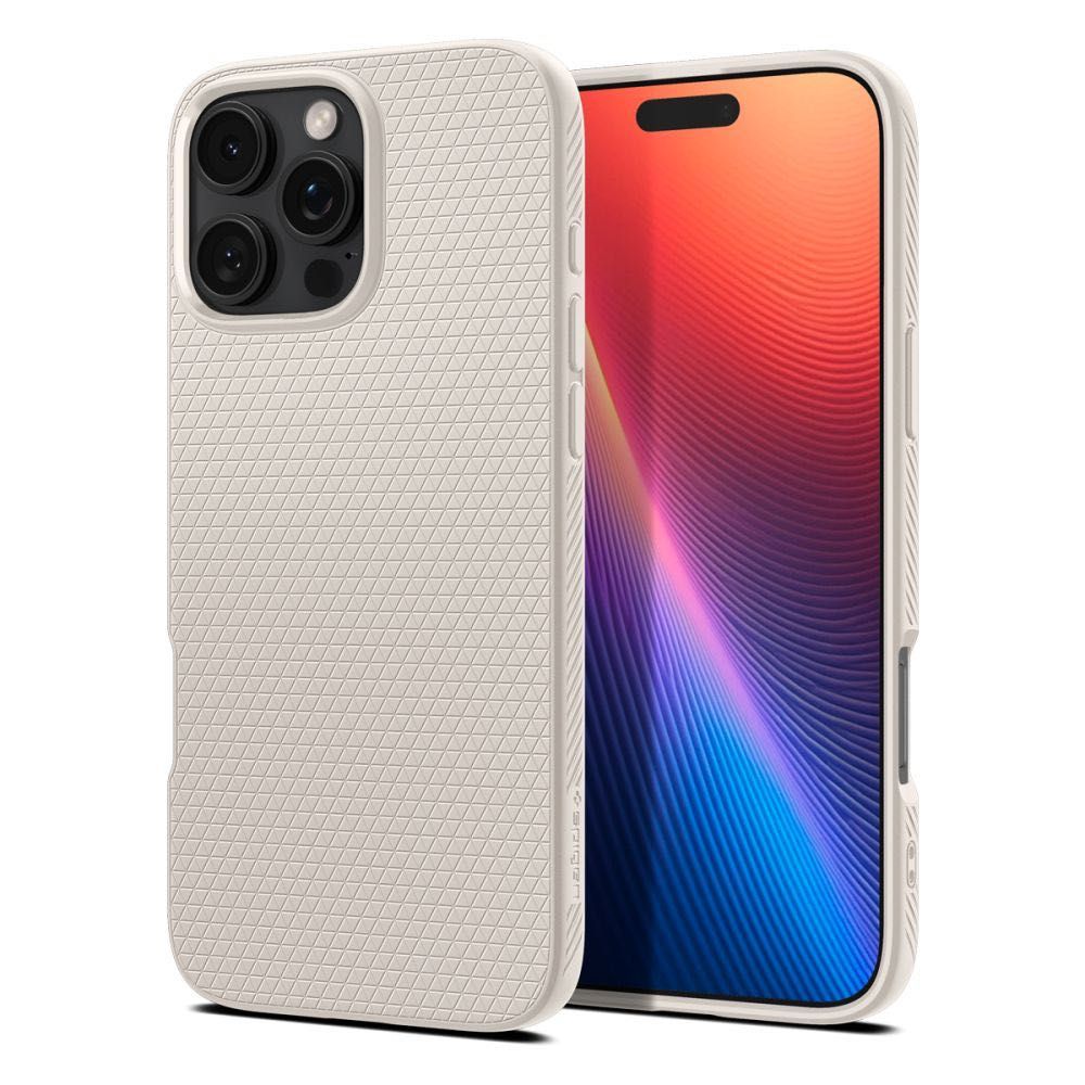 Удароустойчив, силиконов кейс за iPhone 16 Pro Spigen Liquid Air