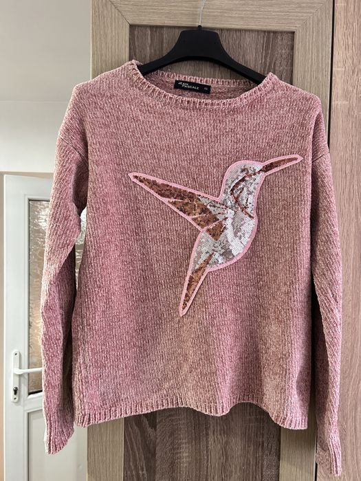 Pulover dama roz