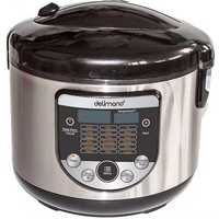 Multicooker DELIMANO 105973384, 5l, 700W, 18 programe, argintiu-negru