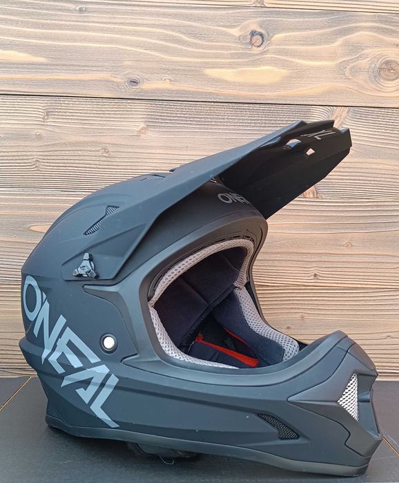 Casti fullface second hand bicicleta Oneal BackFlip, Sonus Solid negru