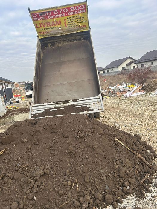 Depozit TEGHES DOMNESTI(nisip,pietris,pamant vegetal