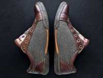 DEADSTOCK 2009 SEVEN7® CLARK BROWN Leather Sneakers — 28 CM