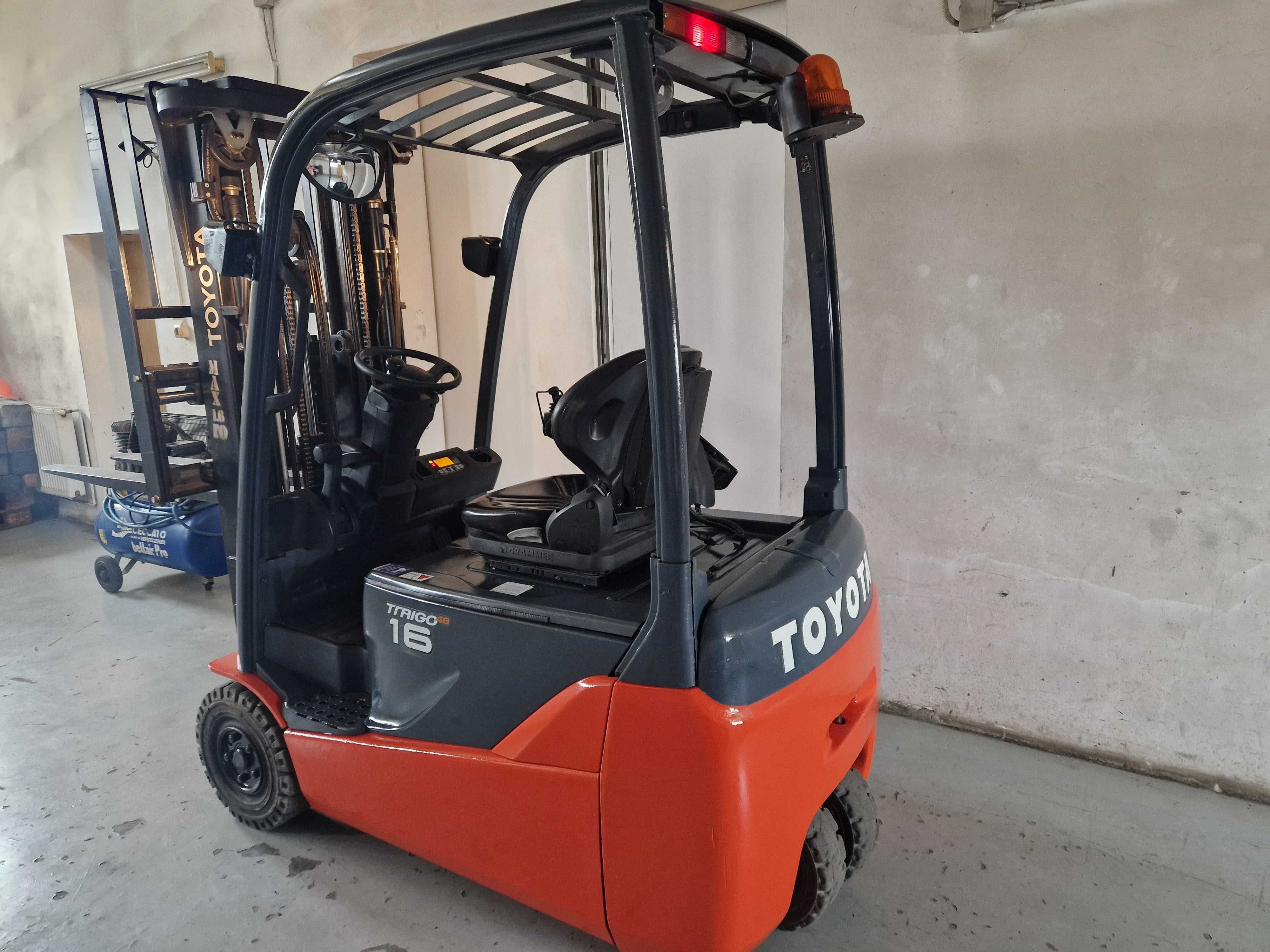 Stivuitor electric Toyota 8FBET16, stare perfecta de functionare