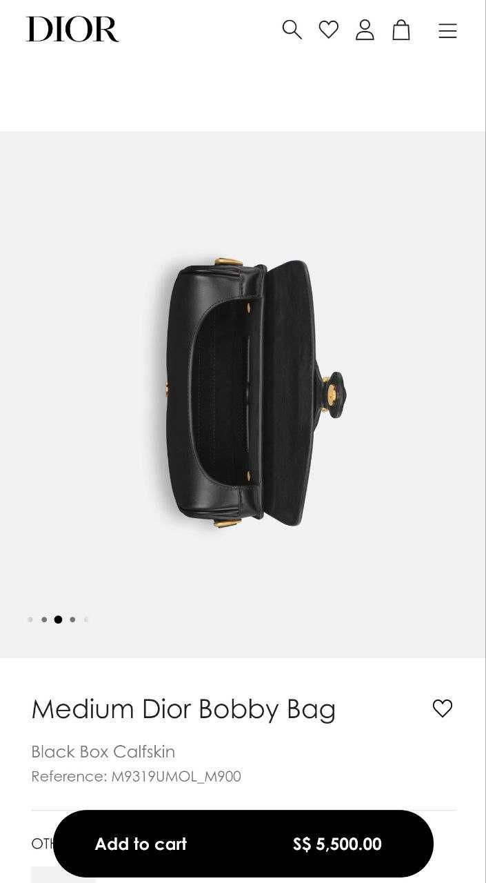Дамска Чанта Medium Dior Bobby Bag