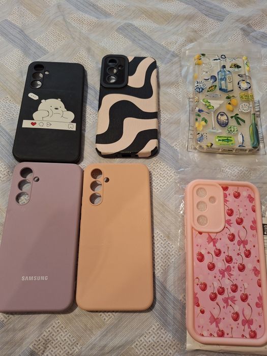 Продавам  6 силиконови кейса за Samsung  A 54