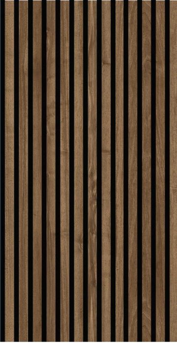 Декоративен стенен панел - MDF – Орех – 24 x 280 см