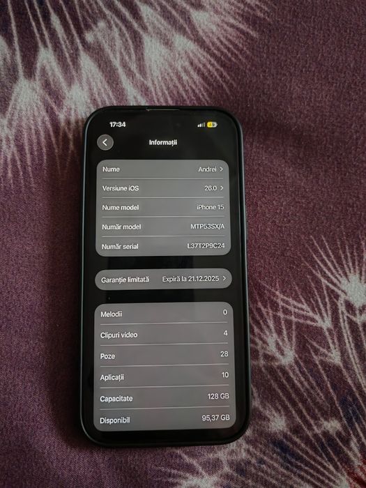 Vand sau schimb iphone 15