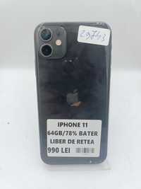 IPhone 11 AO29743 64 GB 78% Baterie NeverLock