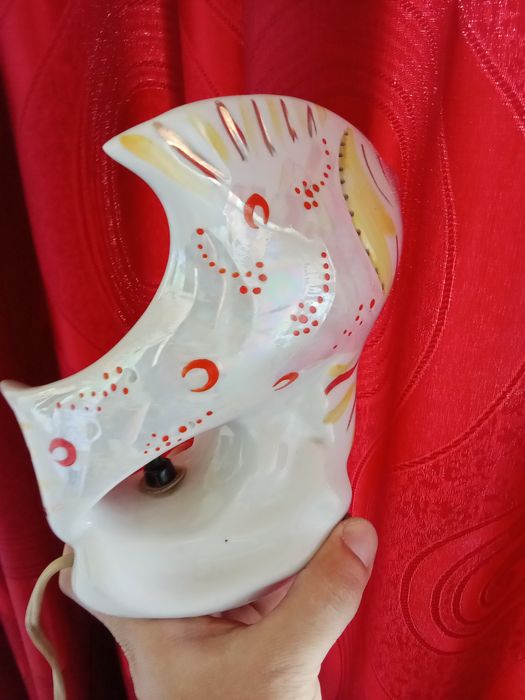 Ночник светильник  Рыбка СССР фарфор 1964 г.