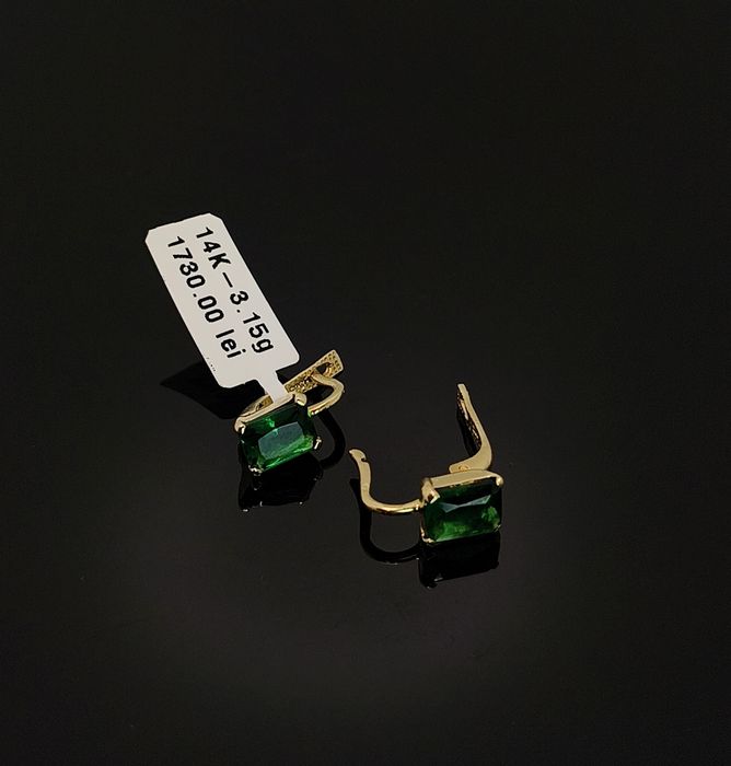 Bijuteria Royal cercei din aur 14k 3.15 gr