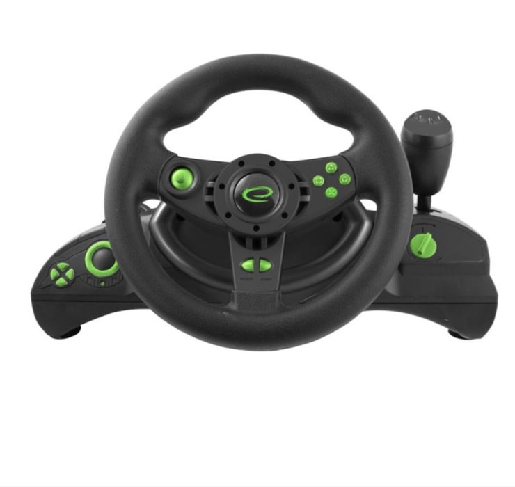 Volan de curse, Esperanza, Nitro Gamer, PC, PS3, Negru