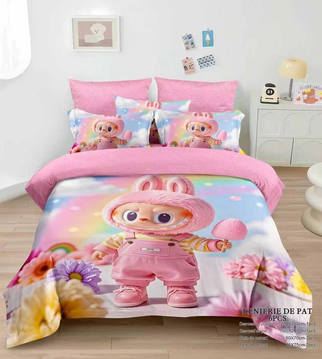 Lenjerie de pat 4 piese 5 D