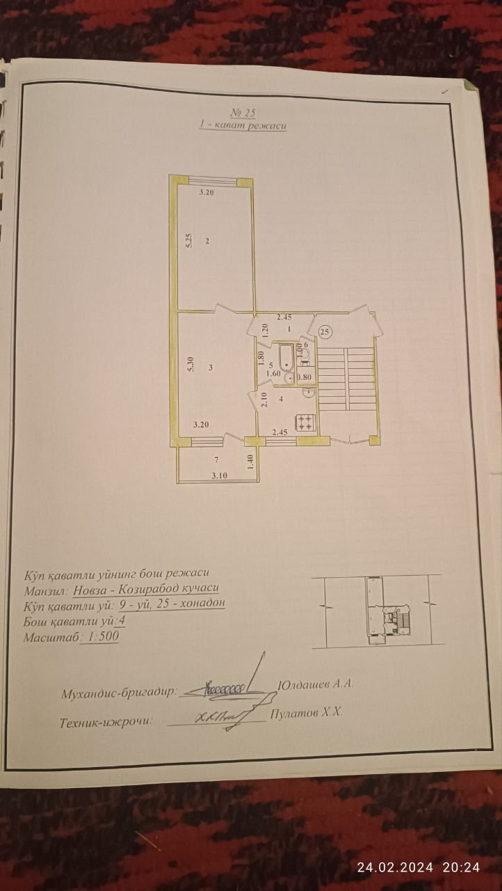 Срочно продам 2-ком квартиру в домбирабаде(Dombirabod)