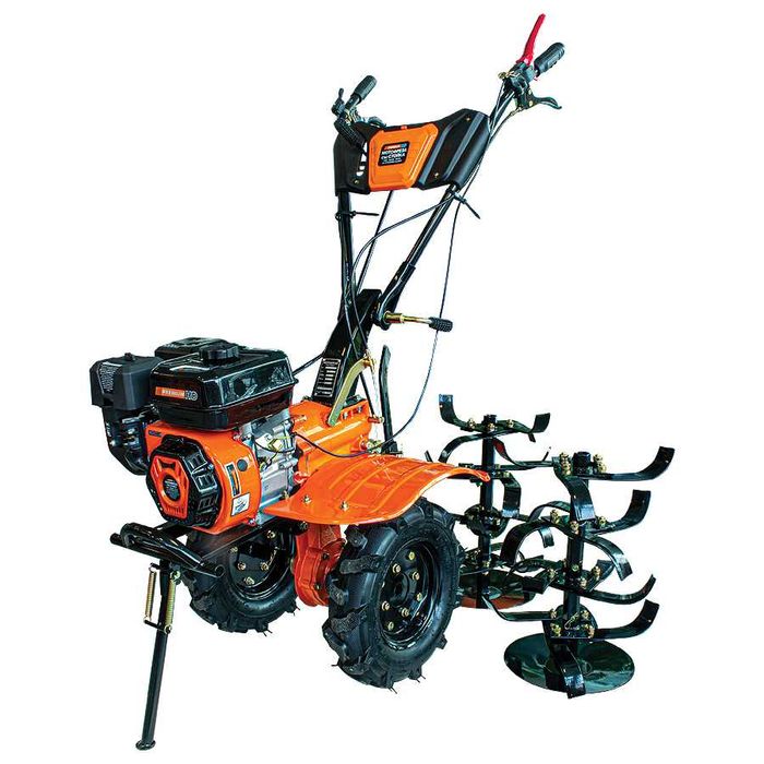 Бензинова мотофреза със стойка 7HP PREMIUM HD, 110CM , гаранция 3г